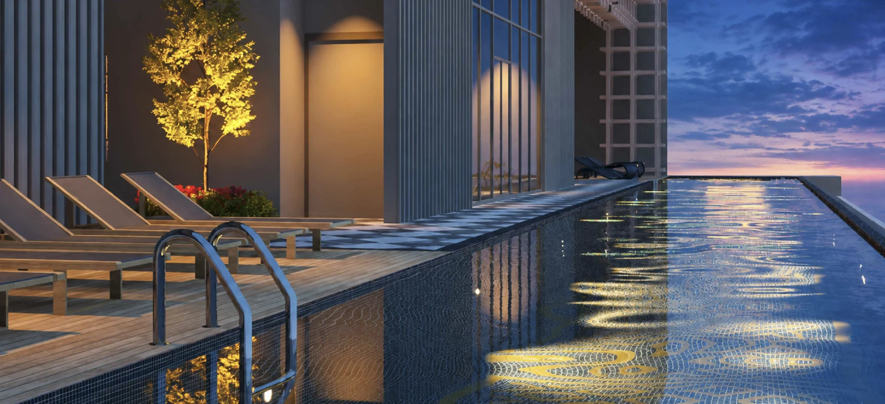 Luxe pool artist impression